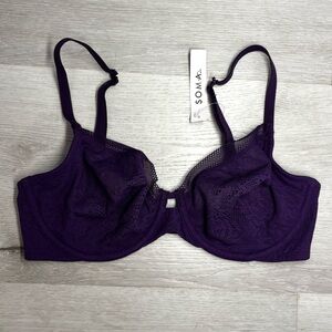 Soma Unlined Lace Convertible Bra | NWT